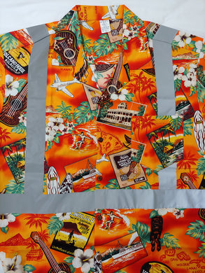 Class 2 Hawaiian Construction Ukulele Shirt with Pocket   (If your size is sold out, not to worry more stock is coming in June)